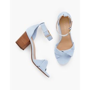 Talbots Beatrice Twist Block Heels Size 7M